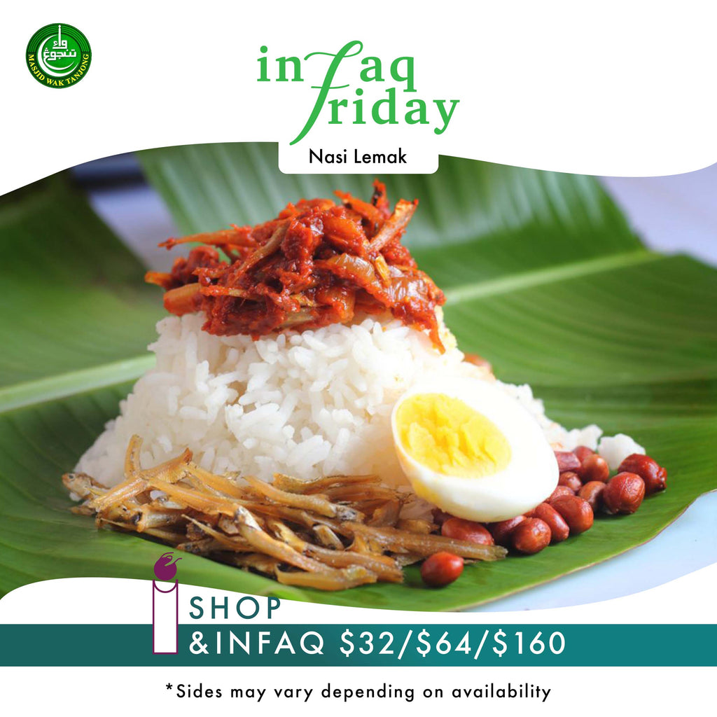 ImpactHive: Infaq Friday | Gift Nasi Lemak pack for our Jemaah during the Friday prayers.